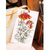 Flannel Flower & Christmas Bells Bookmark
