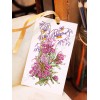 Pink Spider Flower (Grevillea) & Spreading Flax Lily Bookmark