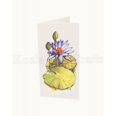 Blue Waterlily Gift Card