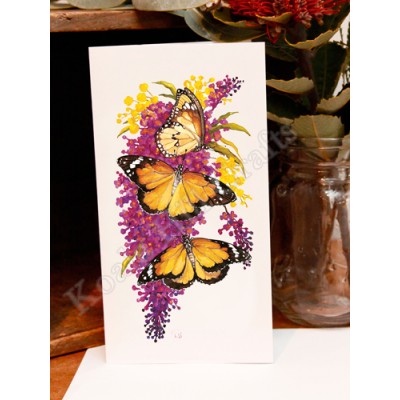Lesser Wanderer Butterfly Greeting Card