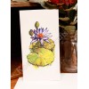 Blue Waterlily Greeting Card