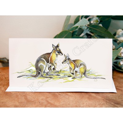Wallaby Greeting Card