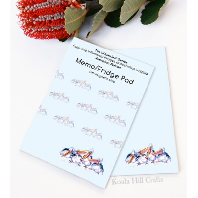 Australian Pelican Memo Fridge Pads
